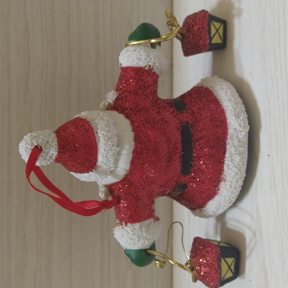 SHIAH YIH Santa Christmas Ornament w/ Dangling Legs - Picture 3 of 4